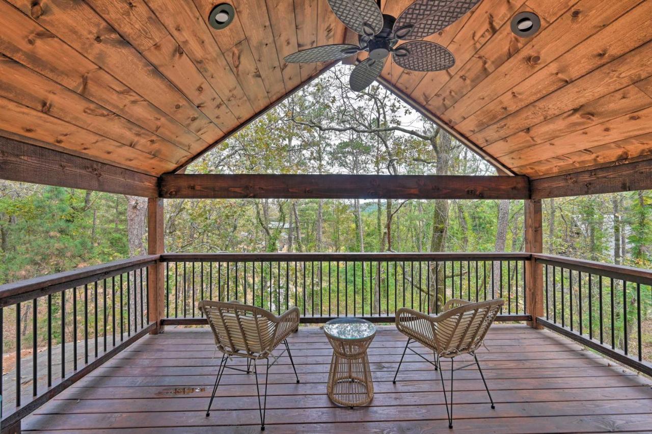Tudor-Style Broken Bow Cottage With Hot Tub And Decks! Stephens Gap Exterior photo